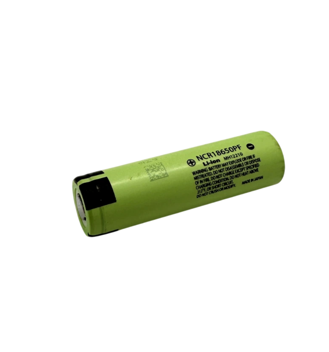 1x18650 Panasonic NCR18650PF Hochleistungszelle