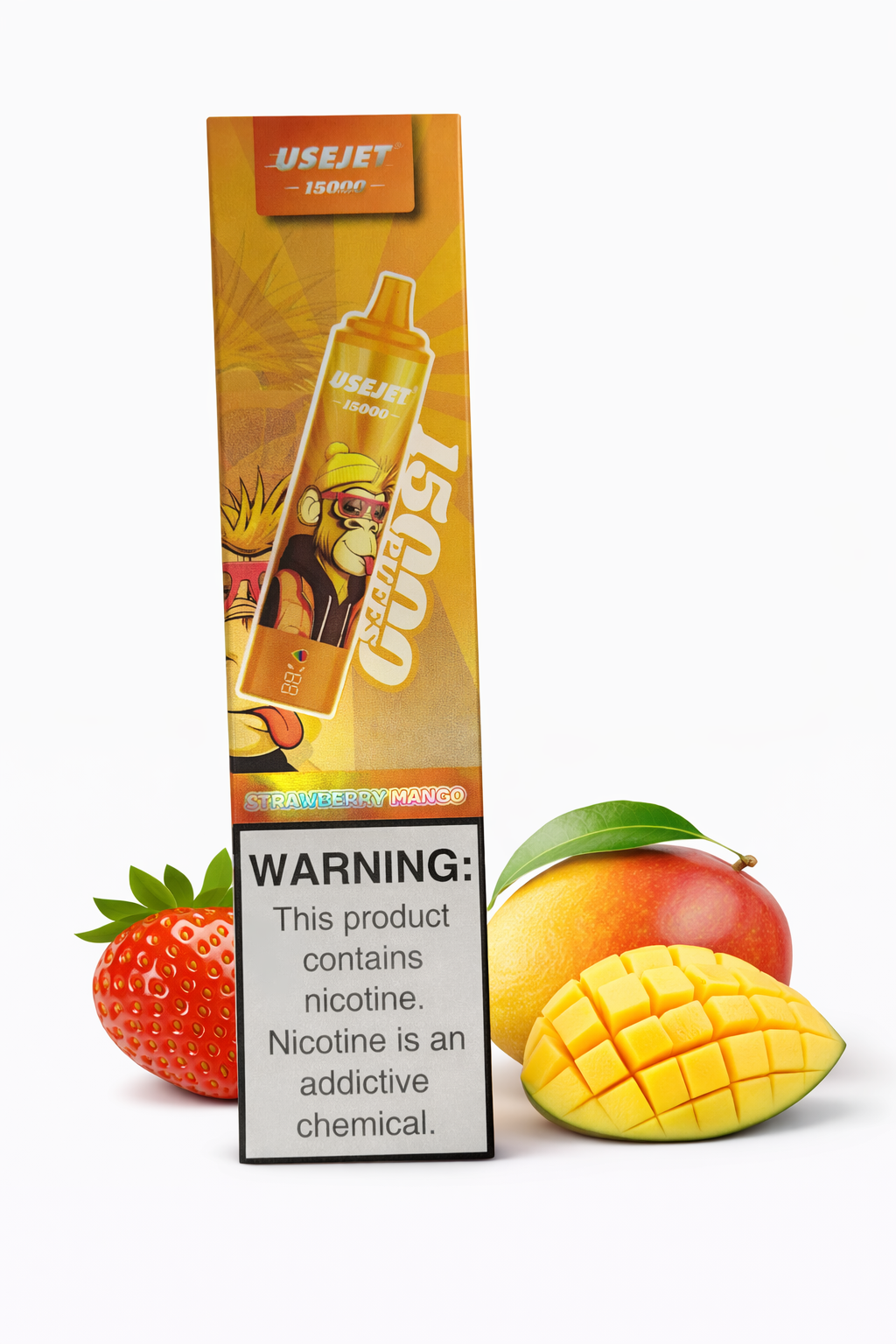 Strawberry Mango USEJET Einwegvape 15k Akkugerät realistische 6k 25ml