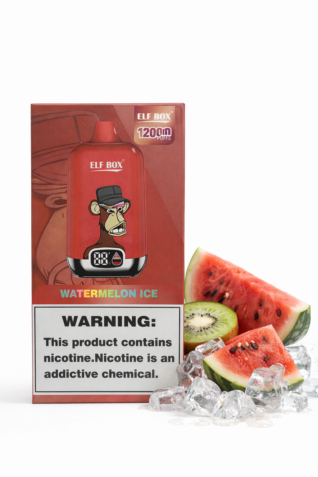 Watermelon Ice Elfbox 12k Akkugerät realistische 5k 5%