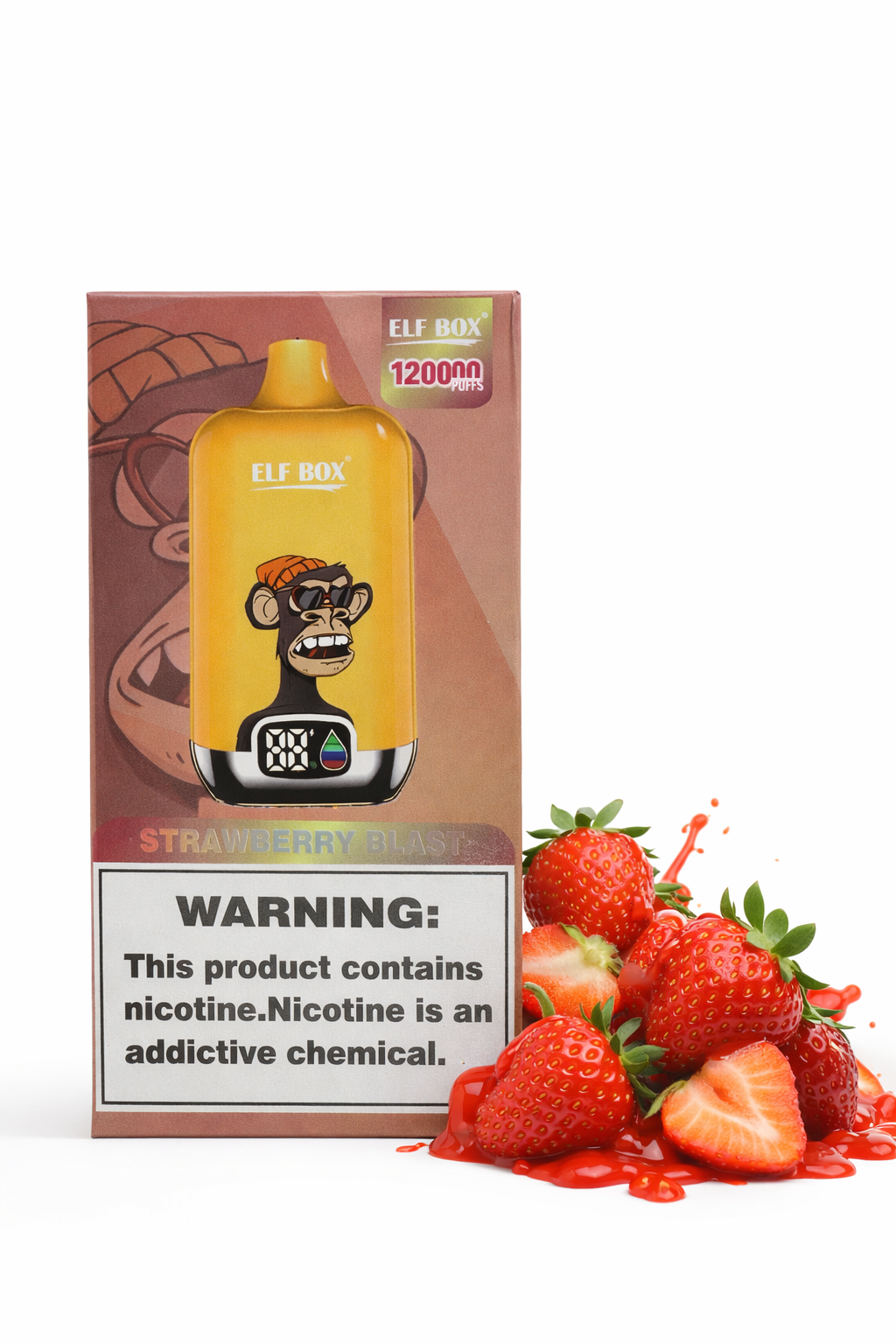 Strawberry Blast Elfbox 12k Akkugerät realistische 5k 2%